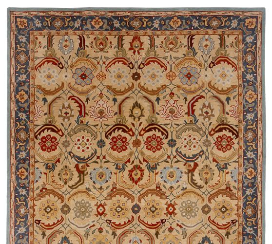 Eva Hand-Tufted Wool Persian-Style Rug by Pottery Barn