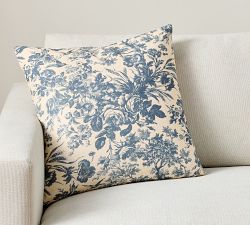 Sorrel Floral Toile Pillow Cover