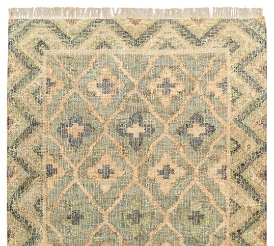 Callie Handwoven Wool Jute Rug by Pottery Barn
