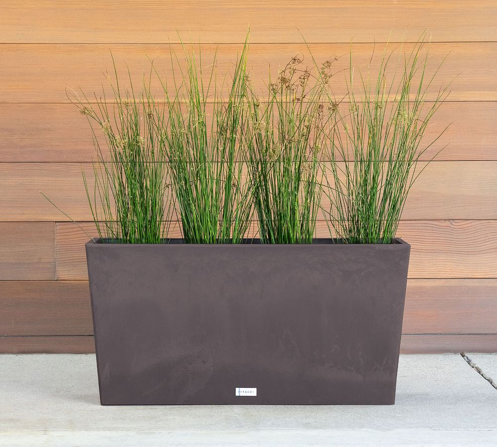 Hevea Long Box Outdoor Planters by Pottery Barn