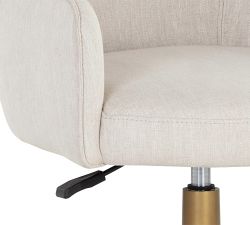 Iggy Upholstered Swivel Desk Chair