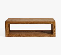 Open Box: Folsom Rectangular Coffee Table (58") - Muir Brown
