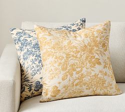 Sorrel Floral Toile Pillow Cover