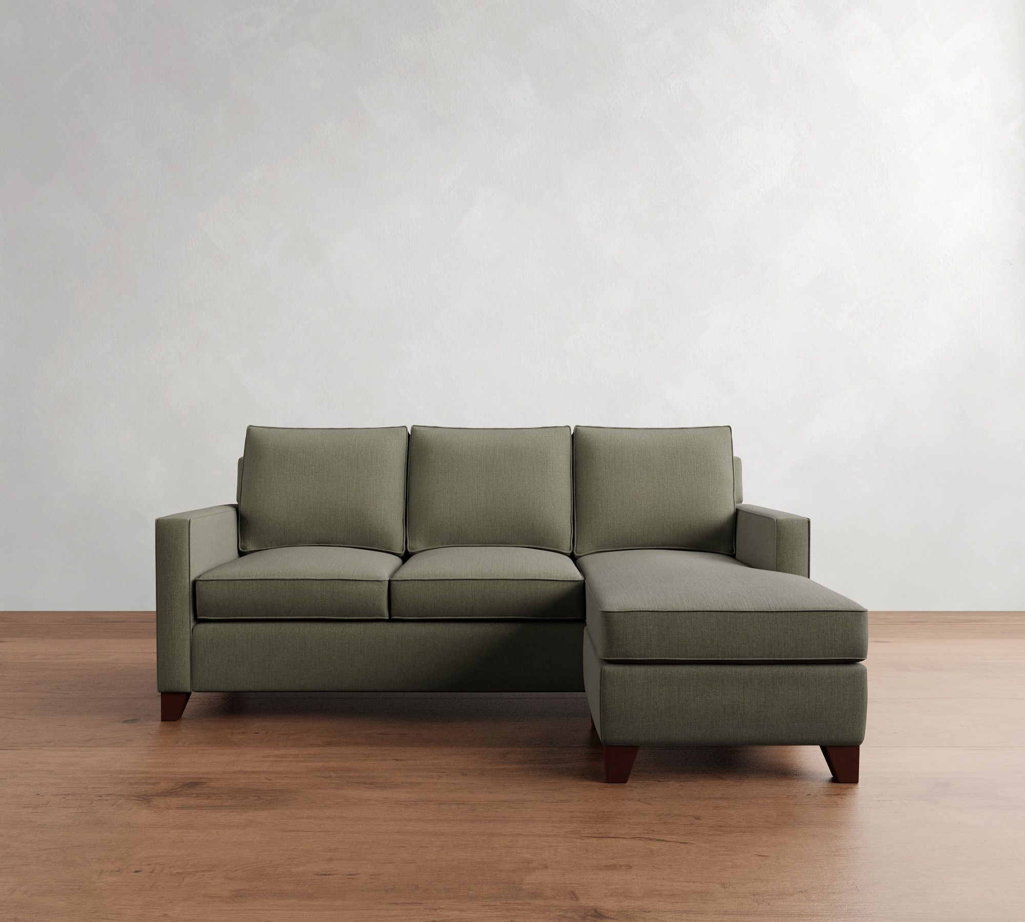 Cameron Square Arm Reversible Chaise Sleeper Sectional (89") - thumbnail 5