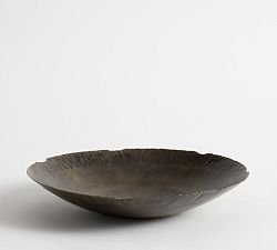 Antique Black Iron Bowl