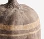Brown Terracotta Striped Pumpkin