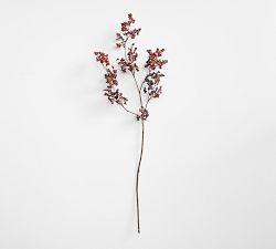 Faux Burgundy Berry Branch