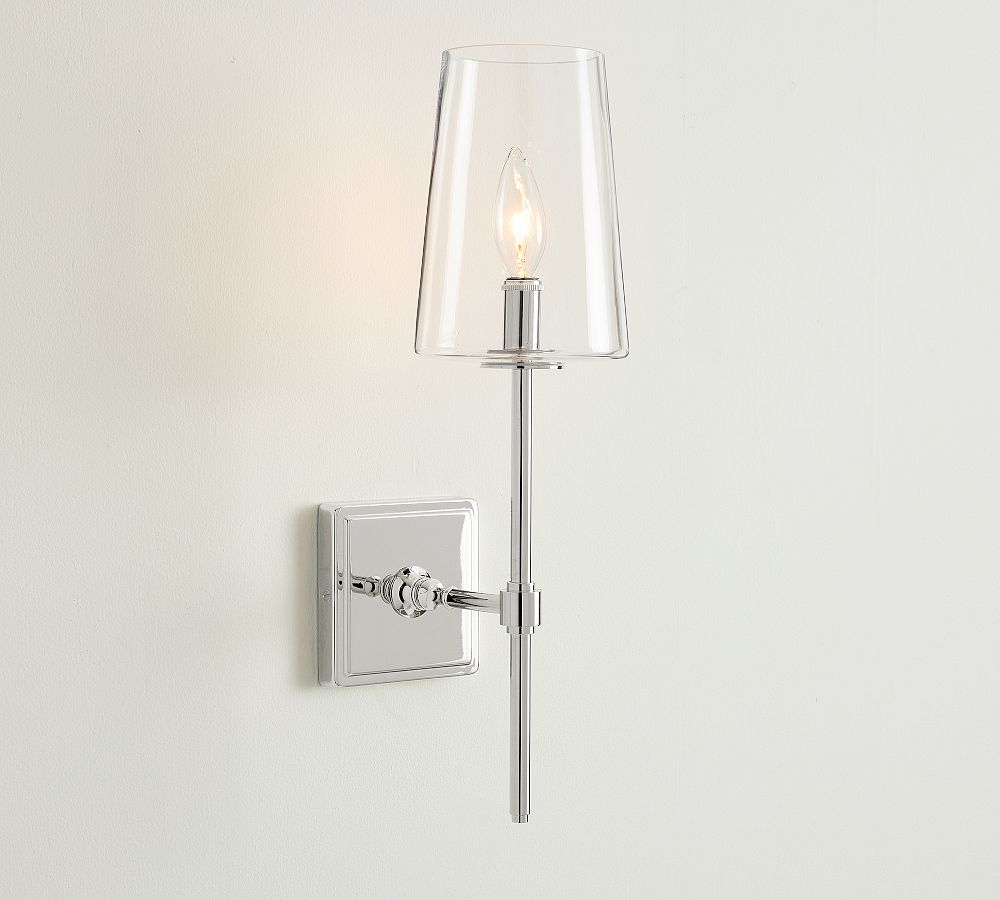 Pearson Glass Single Sconce (18") by Pottery Barn