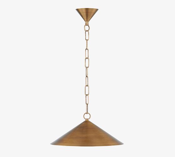 Freya Metal Tapered Pendant (15