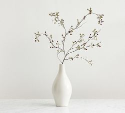 Faux Chocolate Berry Branch