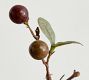 Faux Chocolate Berry Branch