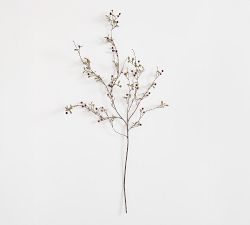 Faux Chocolate Berry Branch