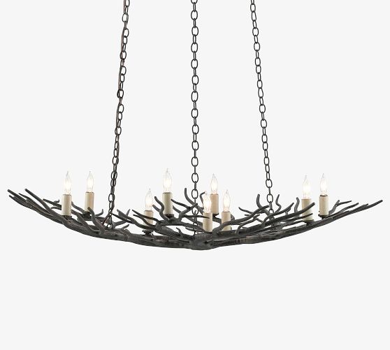Hoell Iron Chandelier (35") by Pottery Barn