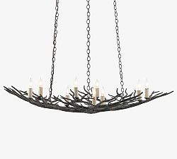 Hoell Iron Chandelier (35")