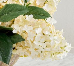 Faux Composed Cone Hydrangea Arrangement