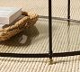 Marlette Oval Glass Coffee Table (51.5")