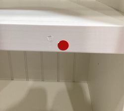 Open Box: Aubrey Shelf with Cabinet (19") - Dutch White