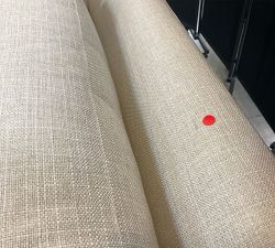 Open Box: Cameron Modern Roll Arm Sleeper Sofa, Full (74"), 2 Cushions - Basketweave Slub Oatmeal