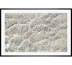 Open Box: Glass Ripples By Lupen Grainne (42" x 28") - Black with Mat