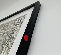 Open Box: Glass Ripples By Lupen Grainne (42" x 28") - Black with Mat