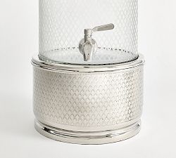 Open Box: Monique Lhuillier Trelliage Drink Dispenser Stand - Nickel