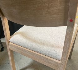 Open Box: Newport Dining Chair - Boucle Oatmeal, Mist