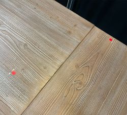 Open Box: Rustic Farmhouse Extendable Dining Table (77"-102") - Vintage Pine