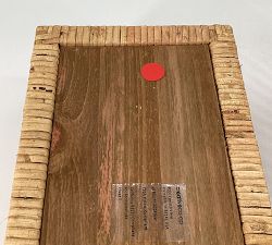 Open Box: Woven Rattan And Wood Boxes, Rectangle, Set of 2