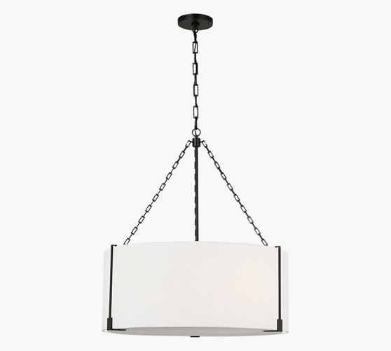 Sofia Linen Drum Pendant (31") by Pottery Barn