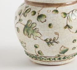 Green Floral Vase Collection