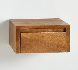 Open Box: Cayman Single Drawer Shelf (12") - Antique Umber