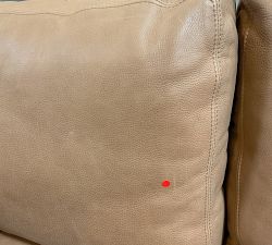 Open Box: Turner Petite Leather Right Return Bumper without Nailheads - Mason Pebble Caramel, Dark Walnut
