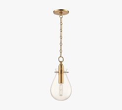Mayla LED Glass Pendant (8"-18")