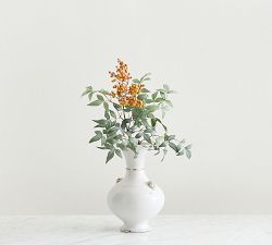 Faux Orange Berry Branch