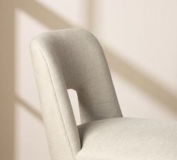 Layton Open Back Upholstered Stool