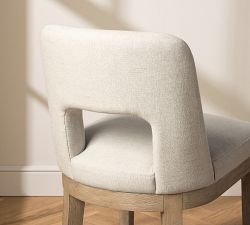 Layton Open Back Upholstered Stool