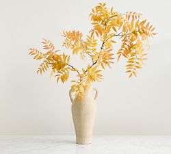 Faux Oversized Yellow Sumac Branch