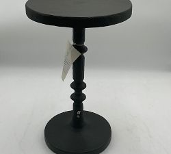 Open Box: Estelle Round Metal Accent Table (12") - Matte Black