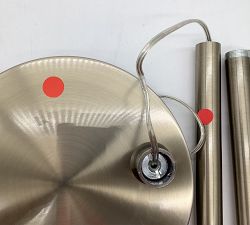 Open Box: Payton Metal Floor Lamp (65") - Antique Brass