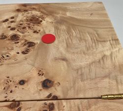 Open Box: Stella Jewelry Box, Large - Light Burlwood