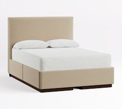 Raleigh Upholstered Square Storage Bed