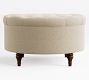 Lorraine Tufted Round Storage Ottoman