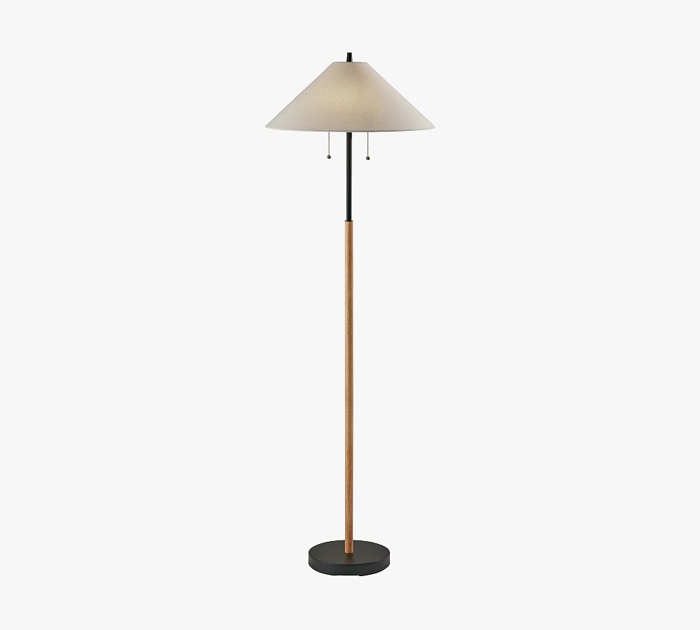 Patton Wood & Metal Floor Lamp (62") by Pottery Barn