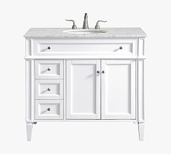 Open Box: Ilsa Single Sink Vanity (40") - White