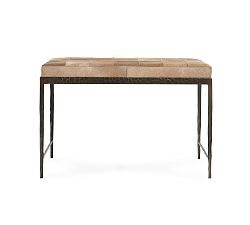 Open Box: Veka Hair-On-Hide Bench (28") - Blonde