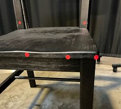 Open Box: Benchwright Dining Chair - Blackened Oak