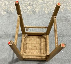Open Box: Fenton Small Space Woven Backless Counter Stool (24") - Seadrift