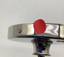Open Box: Hayes Alabaster Single Sconce (11") - Polished Nickel