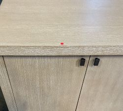Open Box: Modern Farmhouse Modular Closed Double Cabinet (34") - Fog