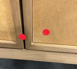Open Box: Modern Heirloom Leather Bar Cabinet (36") - Seadrift